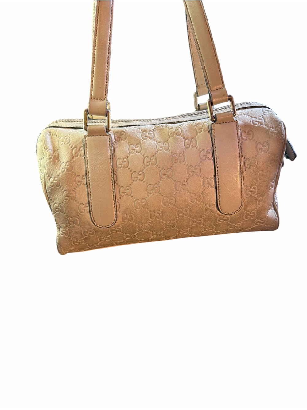 ✨ AUTHENTIC Gucci Ivory Guccissima Leather Joy Boston Bag ✨ - Picture 3 of 10